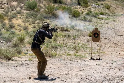 Boulder City Shooting Adventure with Las Vegas Shuttle