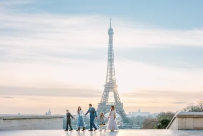 Paris - Family Photoshoot with Kid-Friendly Local Photographer