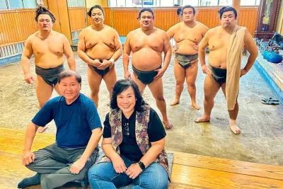 Authentic Sumo Practice Watch with a Specialist Reporter