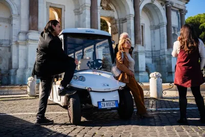Rome Golf Cart Tour : Half-Day Private or Small Group Sightseeing