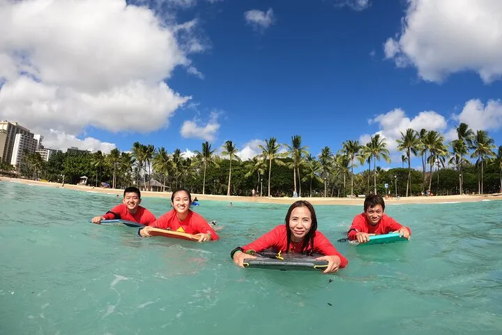 Family, Private & Group Bodyboard Lessons in Waikiki
