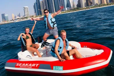 60 min Amazing Dubai Self-Drive Boat Tour