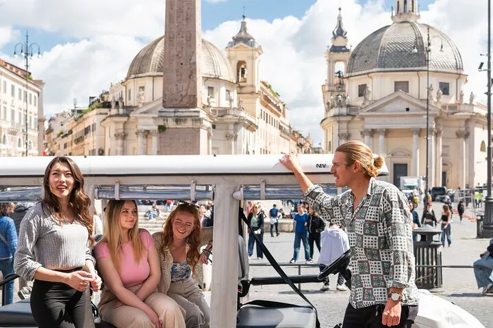 Discover Rome Highlights by Golf Cart Tour