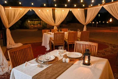 Dubai VIP Desert Safari: The Nomad Garden & dining by JW Marriott
