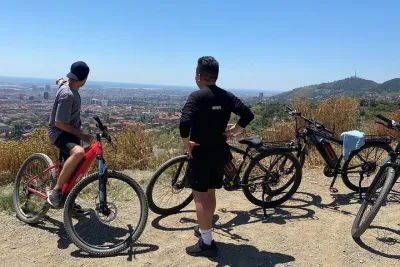 Barcelona to Tibidabo: Hidden Gems and Scenic views E-Bike Tour