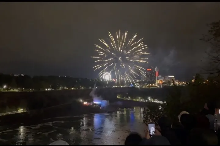 Niagara USA Side Rainbow Illumination and Fireworks Walking Tour