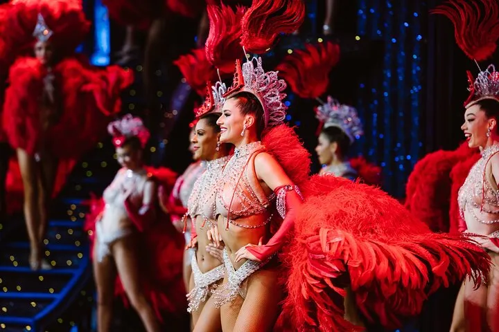 Paris Illuminations Tour with Moulin Rouge Show and Cruise Option