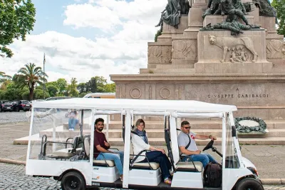Private Rome Golf Cart Tour Hidden Gems with Coffee & Gelato
