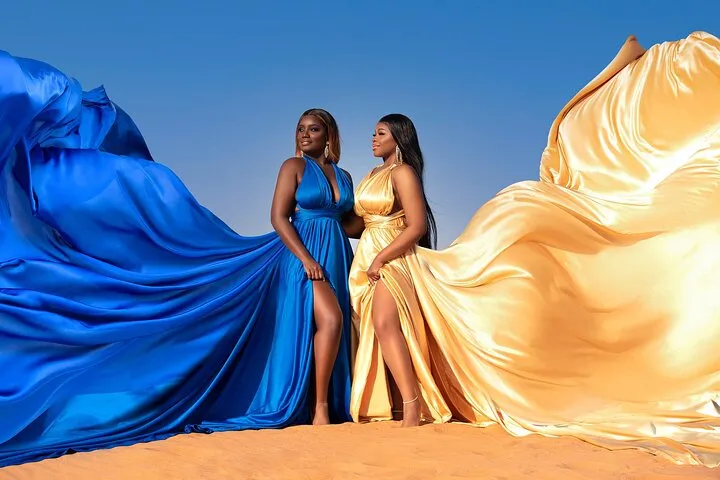 Flying Dress Photoshoot Dubai Solo Couple and Group Session