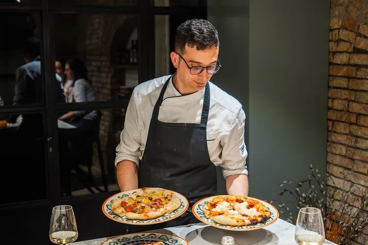 Authentic Roman Pizza, Suppli & Gelato Workshop with Italian Wine