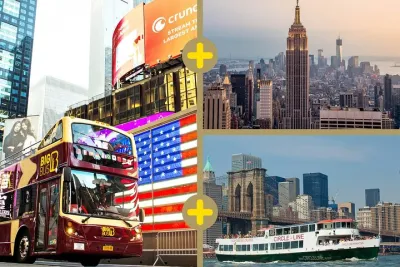 NY: Empire State Building, Liberty Cruise, & Hop-on Hop-off Tour
