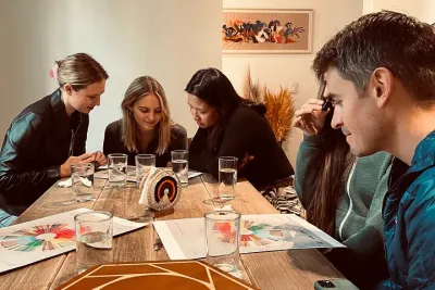 Mexican coffee tasting with a national judge