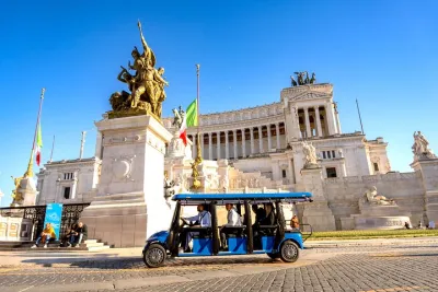 Rome Golf Cart Tour with Gelato