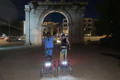 Athens by Night Electric 4W Scooter Tour
