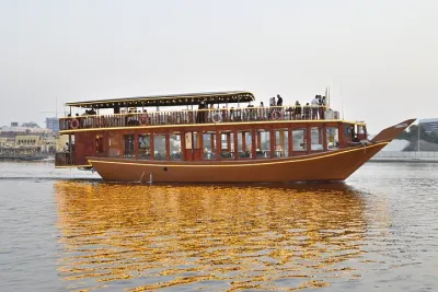 Dubai: Dhow Cruise Creek, Marina & Fun, Buffet–Drinks Option