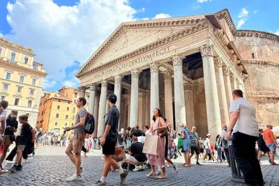 Rome Pantheon Entry Experience With Audio