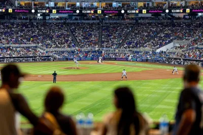 Miami Marlins Baseball Game at LoanDepot Park
