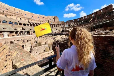 Colosseum, Roman Forum & Palatine Hill Audioguide with Arena Opt