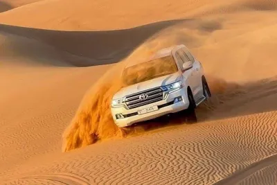 Dubai Desert Safari with Dune Bashing, Camel Ride and BBQ dinner
