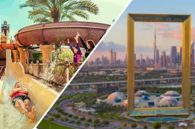 Splash & Snap Dubai Combo: Wild Wadi + Dubai Frame