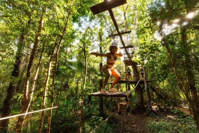 Half-day Cancun: horseback riding ATV, zipline & cenote
