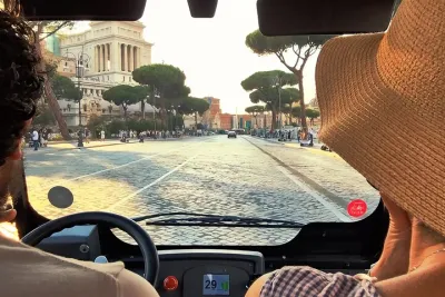 Rome Panoramic Golf Cart Tour with Private Guide