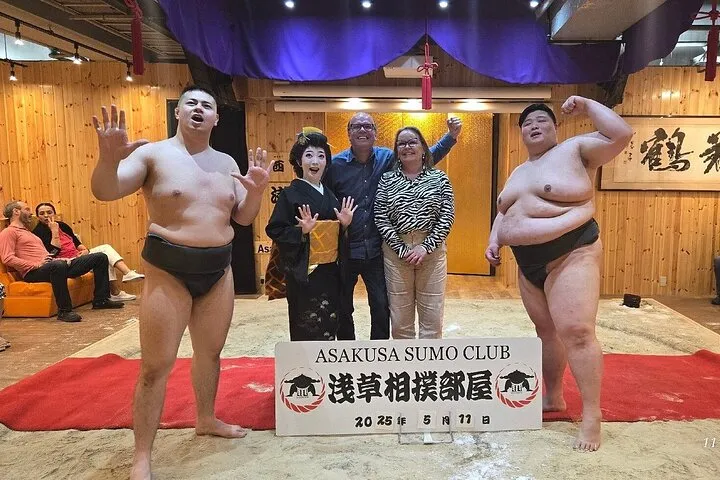Asakusa 6hr Sumo Lunch & Private Licensed Guide Walking Tour