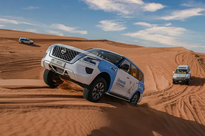 Dubai Premium Red Dunes Safari, Camels & 5* BBQ at Al Khayma Camp