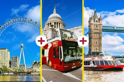 London Eye Ticket, Big Bus Hop-on Hop-Off Tour & Thames Cruise