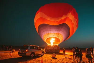 Sunrise Hot Air Balloon Tour with free transport in Dubai