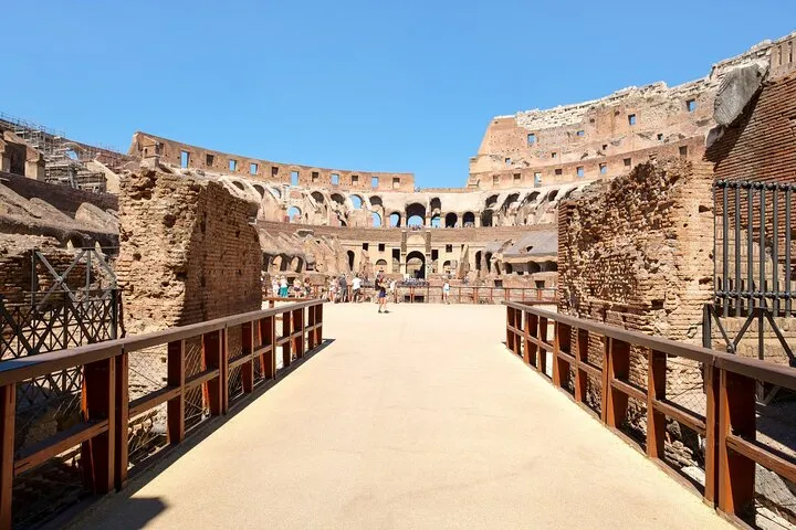 Colosseum Only Arena Floor Guided tour + Access Forum & Palatine