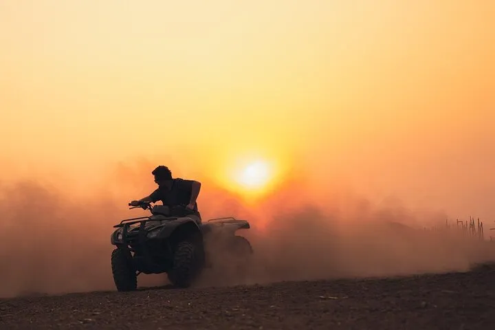 Dubai Quad Bike Safari with Camel Ride and Scenic Dune Photo Stop