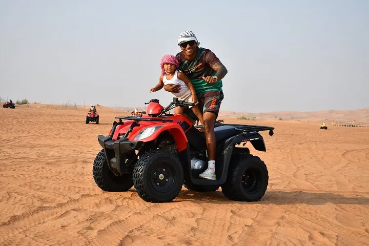Premium Dubai Desert Safari and Quad Bike Ride