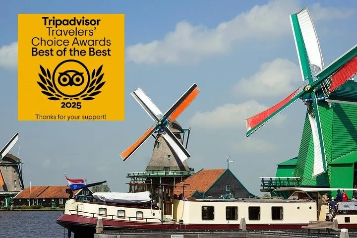Day Trip from Amsterdam to Zaanse Schans Windmills and Volendam
