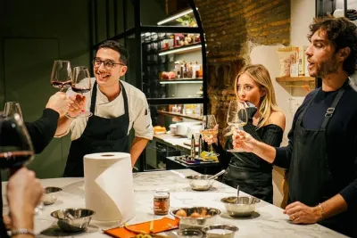 Hands On Pizza and Tiramisu Cooking Class in Rome