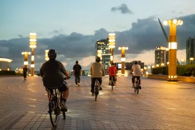 Tokyo Bay Area Sunset Night View 3h Guided E-bike Tour