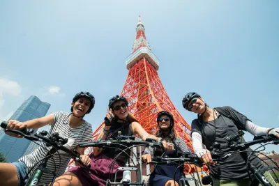 Tokyo Tower Area 3h Guided E-bike Tour