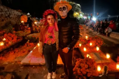 Day of the death Michoacán from Mexico City