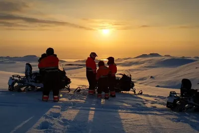 Landmannalaugar Highland Snowmobile 2 Days Expedition