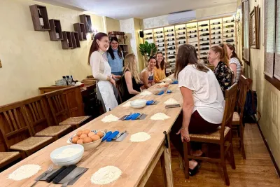 Florence Pasta and Tiramisu Cooking Class with Wine