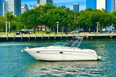 31-foot Miami Private Boat Rental for 12 People
