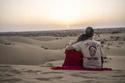 Romantic night in the Desert