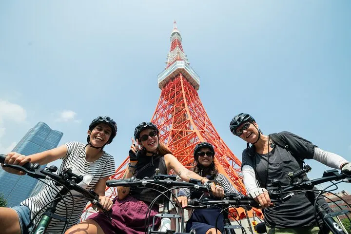 Tokyo Top Highlights 3h Guided E-Bike Tour
