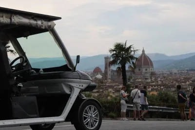Private Golfcart Tour of Florence Hills Piazzale Michelangelo