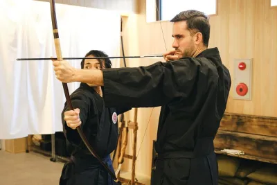 Samurai Training (Kyudo - Archery and Katana) in a small group