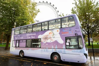 London: The Snowman Afternoon Tea Bus Tour