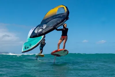 Wing Foiling Adventure in Biscayne Bay Miami