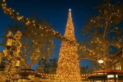 Holiday Lights Tour with LACMA Urban Light Stop