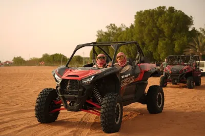 Dubai Red Dunes Dune Buggy Safari with Camel Ride