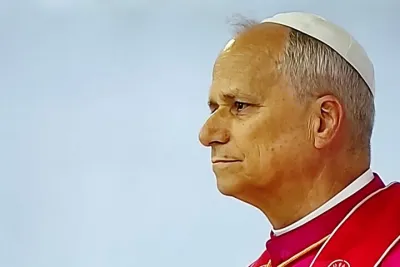 Meet Pope Leo XIV at St Peter Square Vatican City